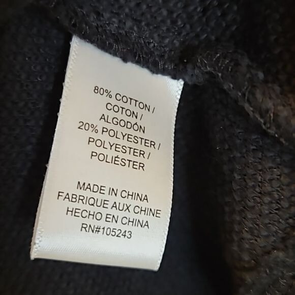 Bobeau Open Front Collared Cardigan Jacket Women's Size Large New - Picture 7 of 9